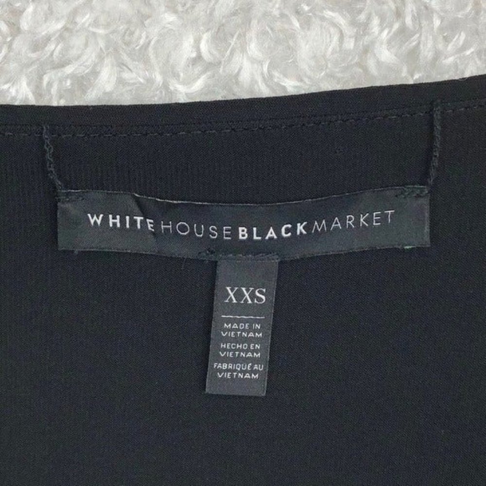 Whbm Reversible Solid Black Or Geometric Print Sh… - image 6